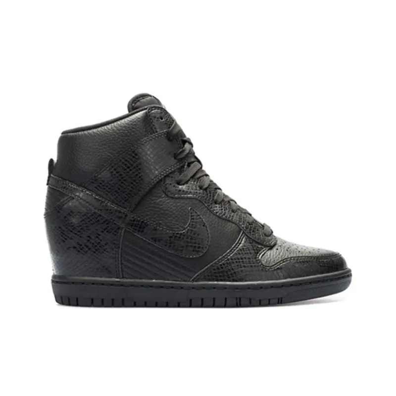 Nike Dunk High Sky Hi Black Leather Snake GS-1