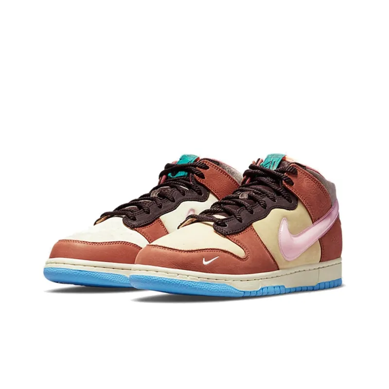 Nike Dunk Mid Social Status Free Lunch Chocolate Milk-1