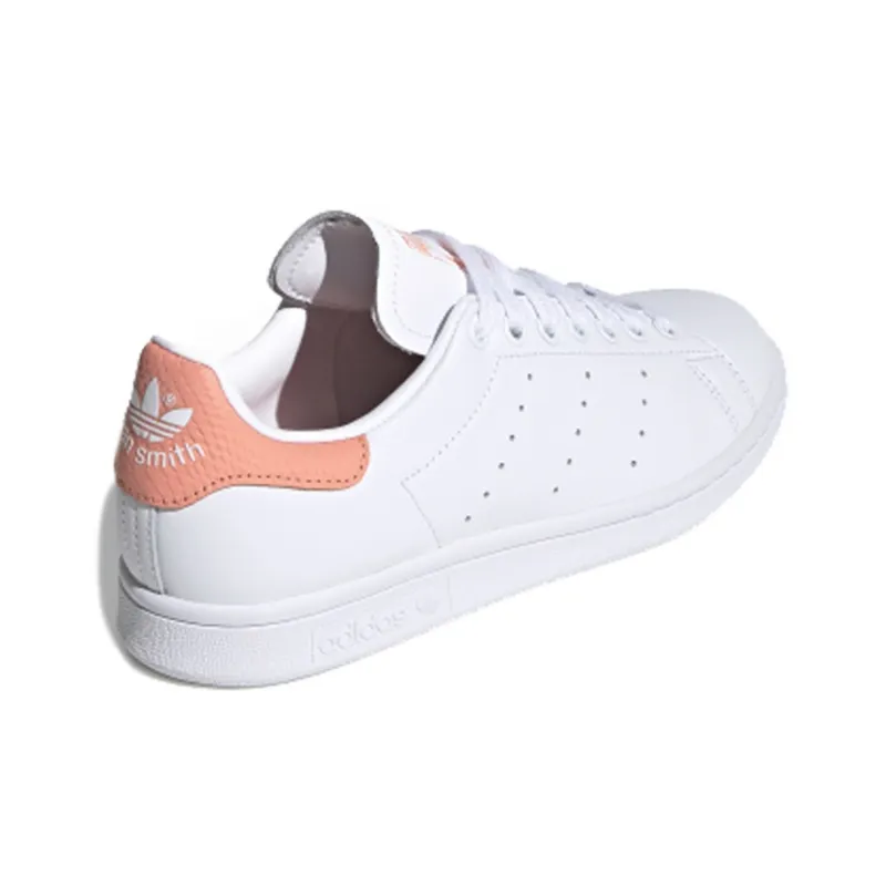 Adidas Stan Smith White Chalk Coral Women's-2