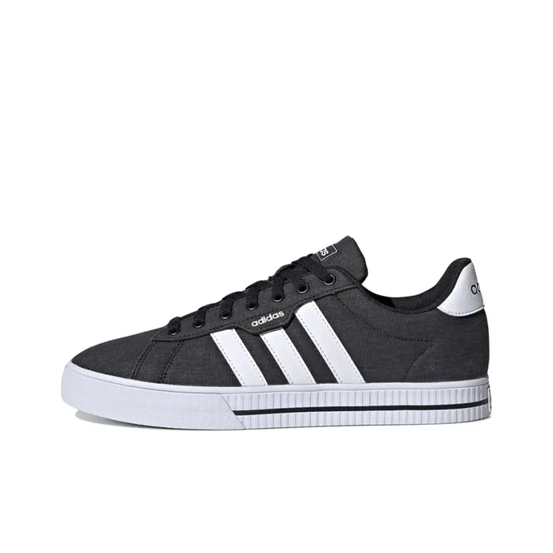 Adidas Daily 3.0 Black White Canvas-0