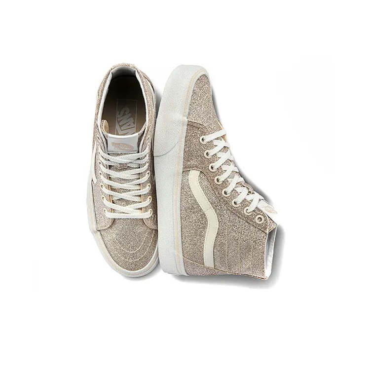 Sk8 Vans Hi Tapered 'Glitter Macadamia' Women's-4