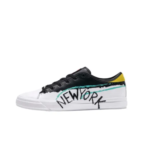 PUMA Capri Skateboard Shoes Unisex Low-Top White/Black/Yellow