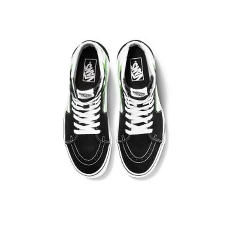 Sk8 Vans Hi 'Flame Black White'-4