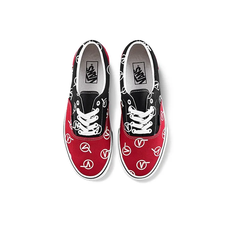 Vans Classic Slip On Vlogo 'Black Red'-2