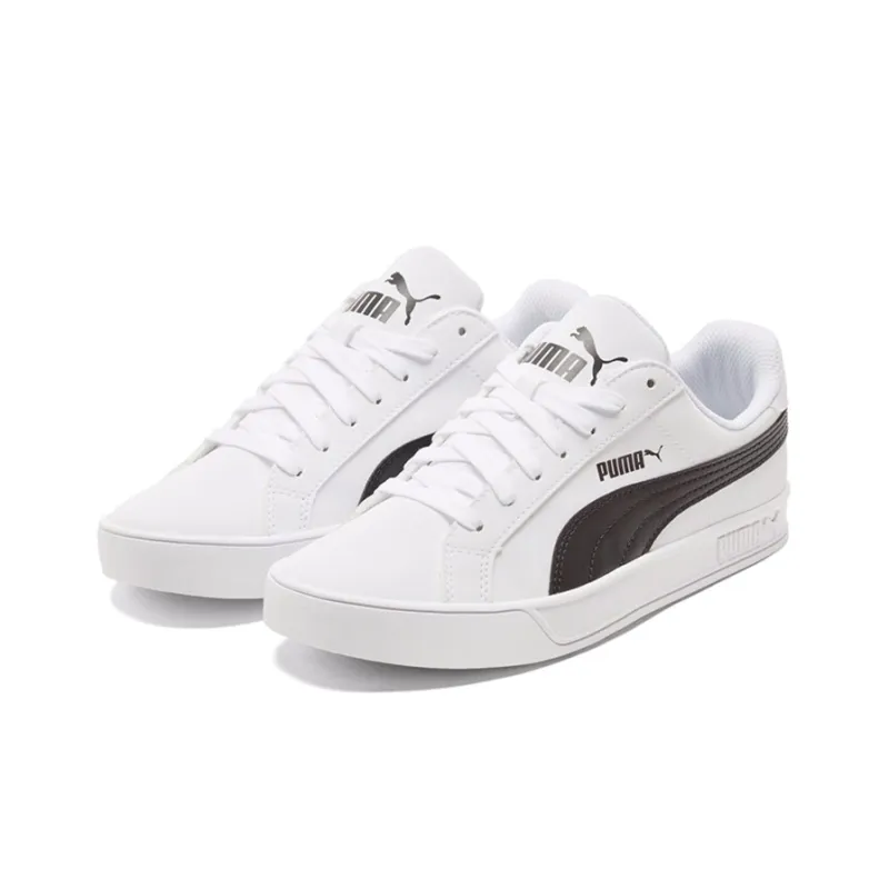Puma Smash Vulc White Black-2