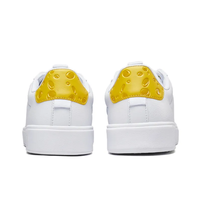 MAOHELAOSHU x XTEP Low-Top Skateboard Shoes Men's White-4