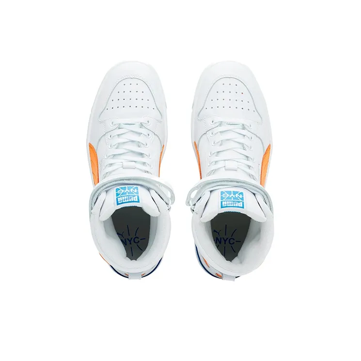 PUMA Sky Lx Mid Athletic Nyc 'White Blue Orange'-3