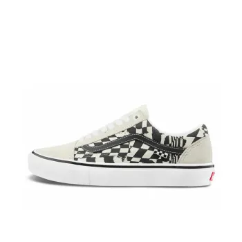 Old Skool Skate Vans 'Checkerwarp Black White'