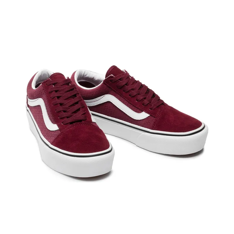 Old Skool Vans Platform 'Suede Emboss Port Royal' Women's-3