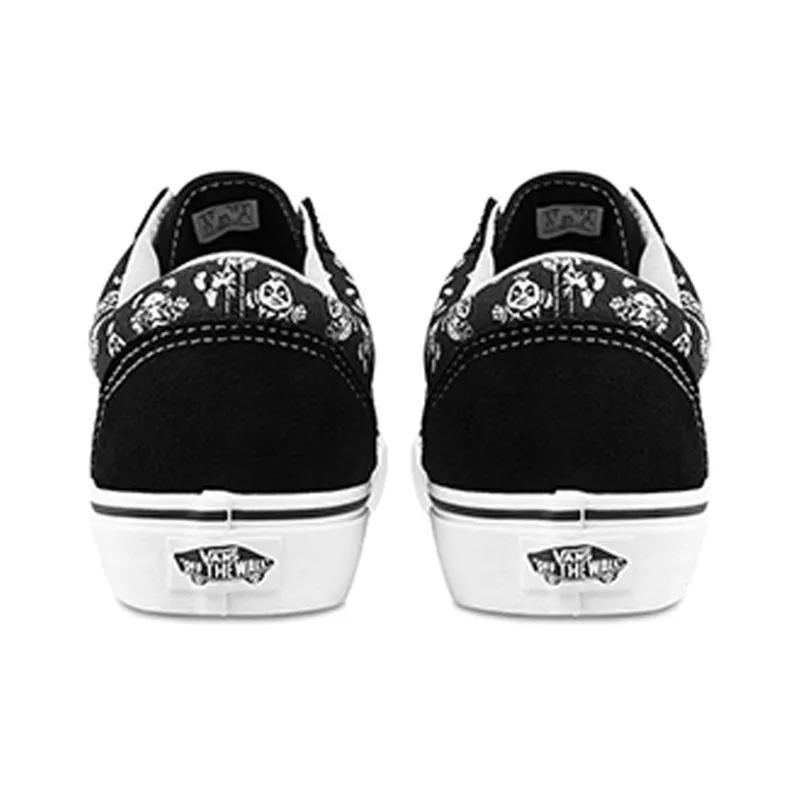 Vans Old Skool Black/White Board Shoes-4