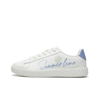 XTEP Fashion Collection Anti Slip And Wear Resistant Lightweight Low Top Skateboard Shoes Women's White Purple