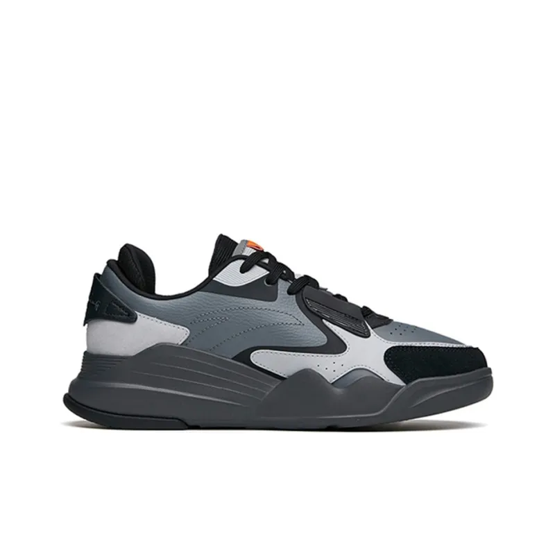 Anta Low-Top Skateboard Shoes Men's Gray-1