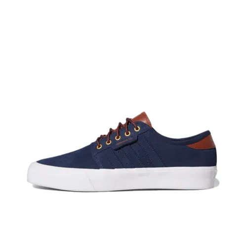 Adidas Originals Seeley Skateboard Shoes Men Low-Top Navy Blue