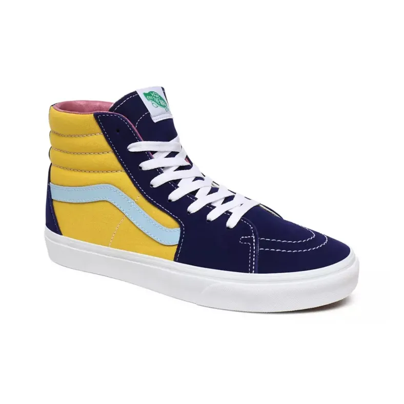 Vans Sunshine Sk8 hi Yellow Blue-2