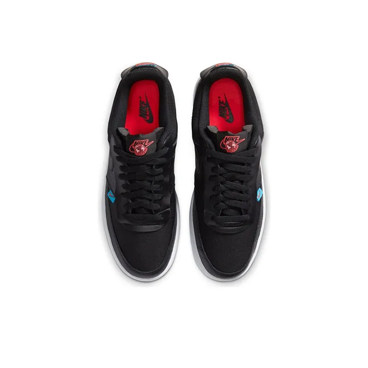 Nike Court Vision Low Premium 'Black' Women's-3