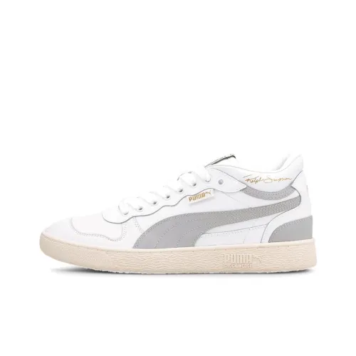 PUMA Ralph Sampson Skateboard Shoes Unisex Low-Top White Gray