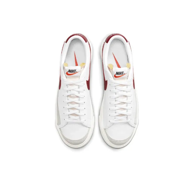 Nike Blazer Low 77 White Team Red Women's-3