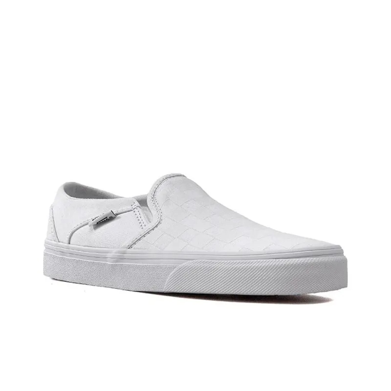 Vans Women's Asher 'White Checkerboard' Women's-2