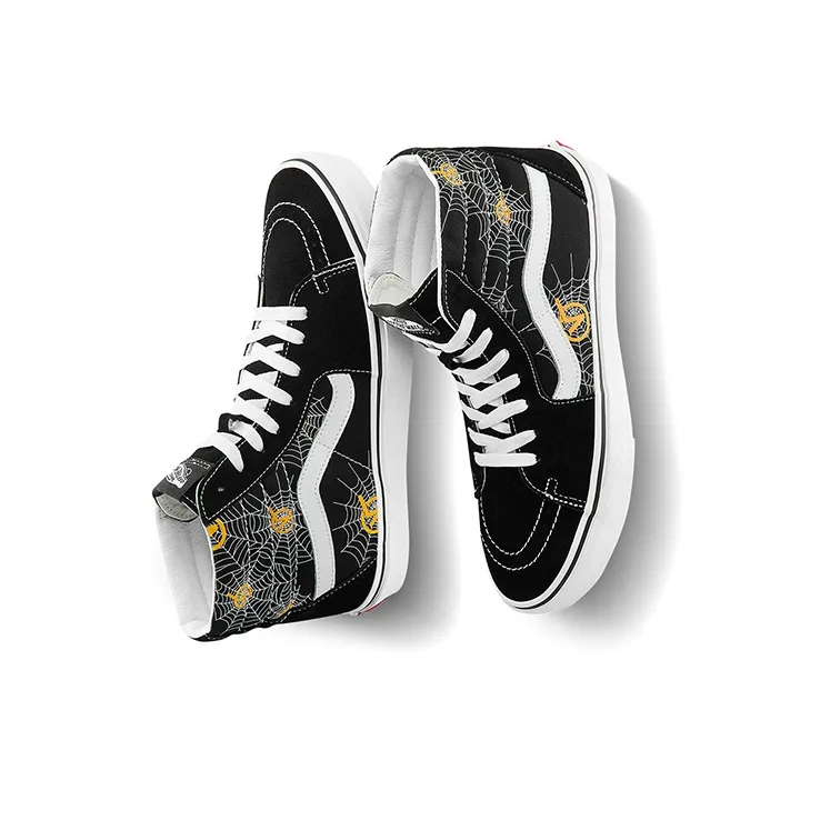 Vans SK8 Hi Black/White/Yellow-3