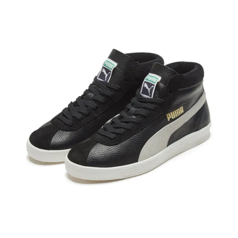 PUMA Basket '68 Mid Trainers 'Black White'-2