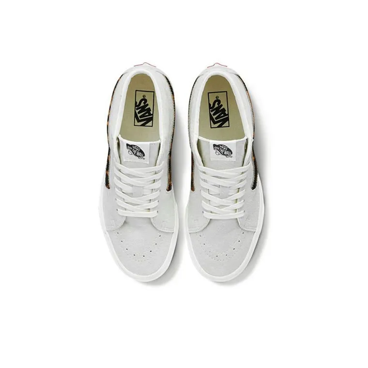 Vans Sk8 Mid Retro Mid Top Casual Canvas Shoes Unisex White-3