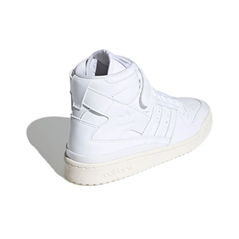 Adidas Forum Mid Triple White Patent Leather Women's-3
