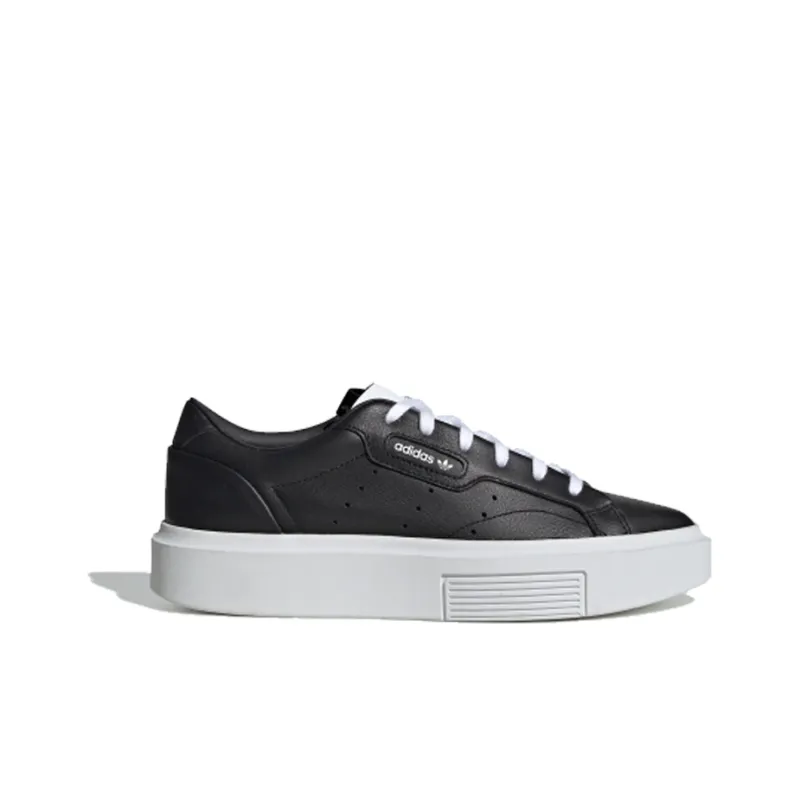 Adidas Sleek Super Black White Women's-1