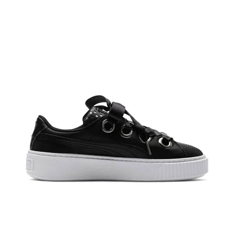 PUMA Platform Kiss Ath Lux Black Women's-1