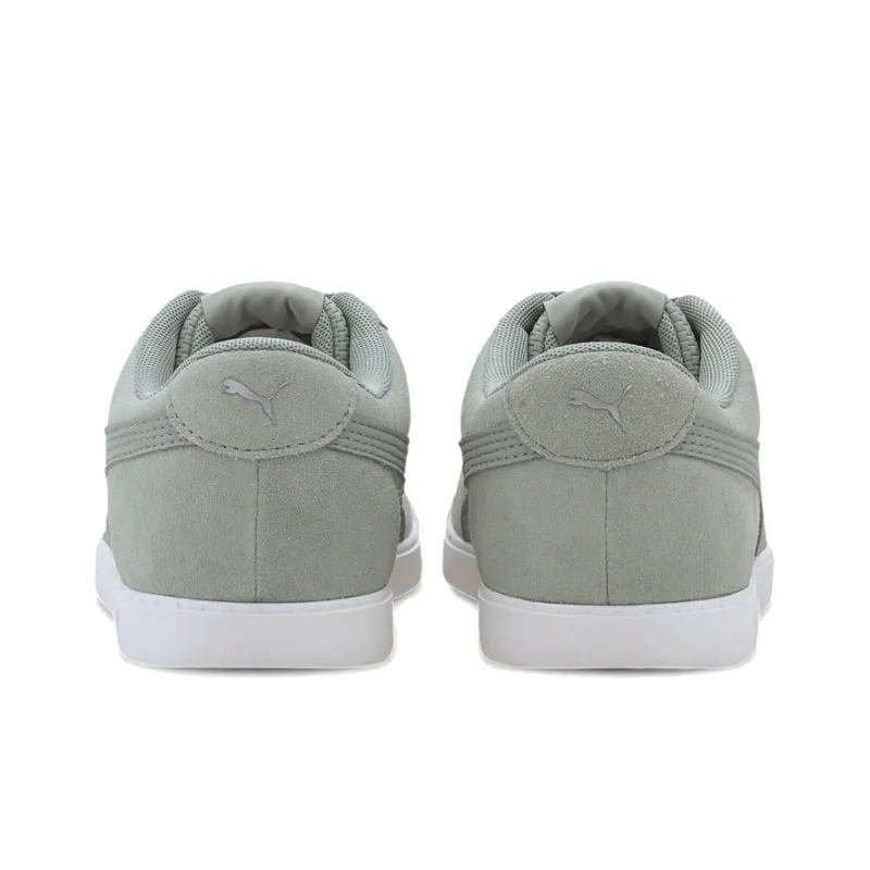 PUMA Carina Slim Suede Anti-Slip Wear-Resistant Low-Top Skateboard Shoes Women's Gray Green-2