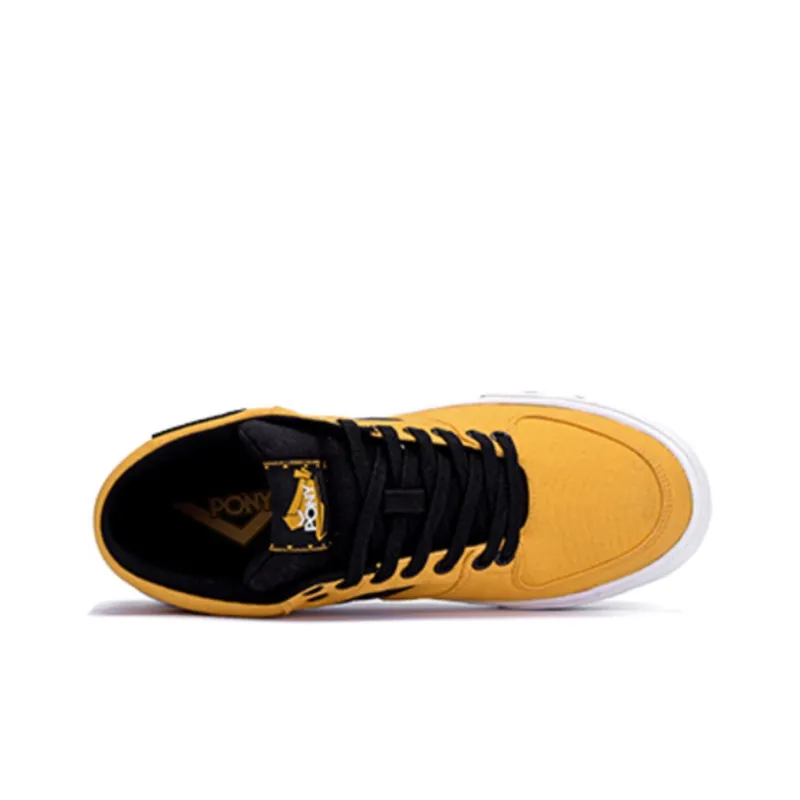 PONY Atop Low Top Skateboard Shoes Men's Egyptian Yellow-3