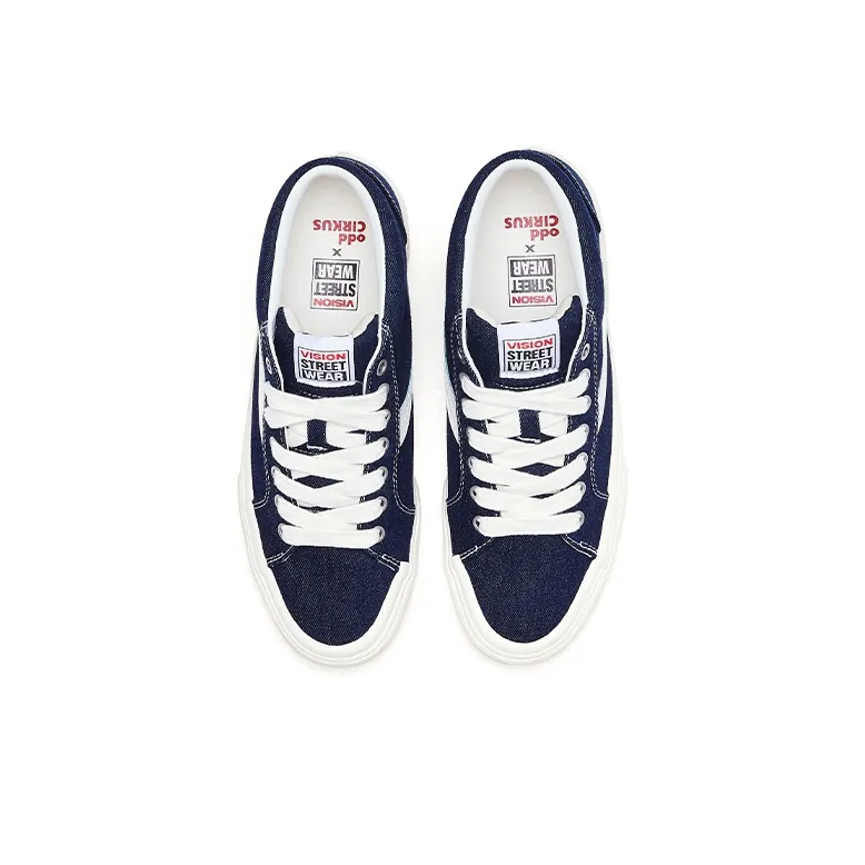 Odd CIRKUS x Vision Street Wear Astley Pro Mid-Top Skateboard Shoes Unisex Denim-3