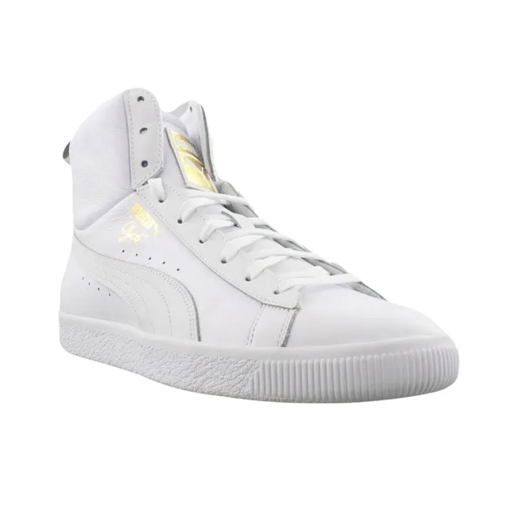 PUMA Clyde Coverage Wear-Resistant Lightweight High-Top Skateboard Shoes-2