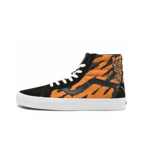 Vans SK8 Hi Reissue Tiger Black Orange