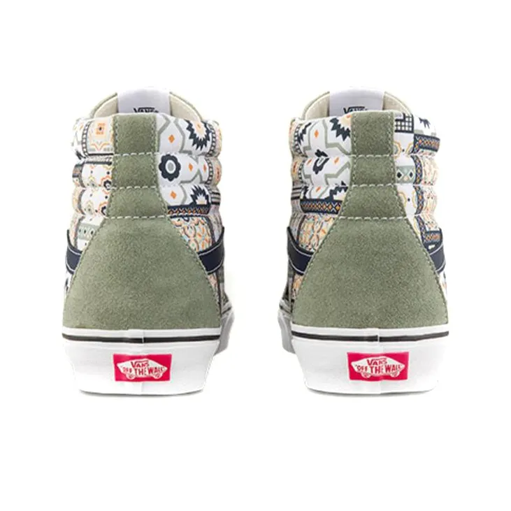 Vans Sk8 Hi Reissue Morocccan Tile Dark Khaki-2