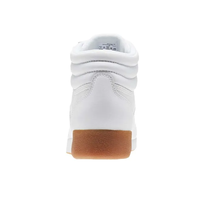 Reebok Women's Freestyle High 'White Gum' Women's-3