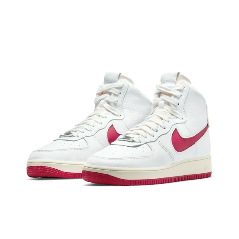 Nike Air Force 1 High Sculpt Summit White Gym Red Women's-2