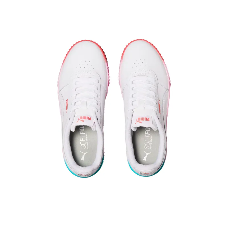 PUMA Carina Series Skateboard Shoes Women's Low Top White-2