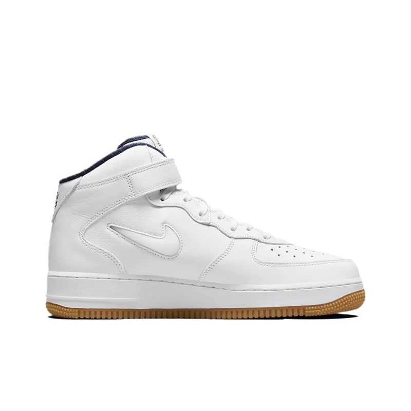 Nike Air Force 1 Mid Qs Jewel Nyc White Midnight Navy-1
