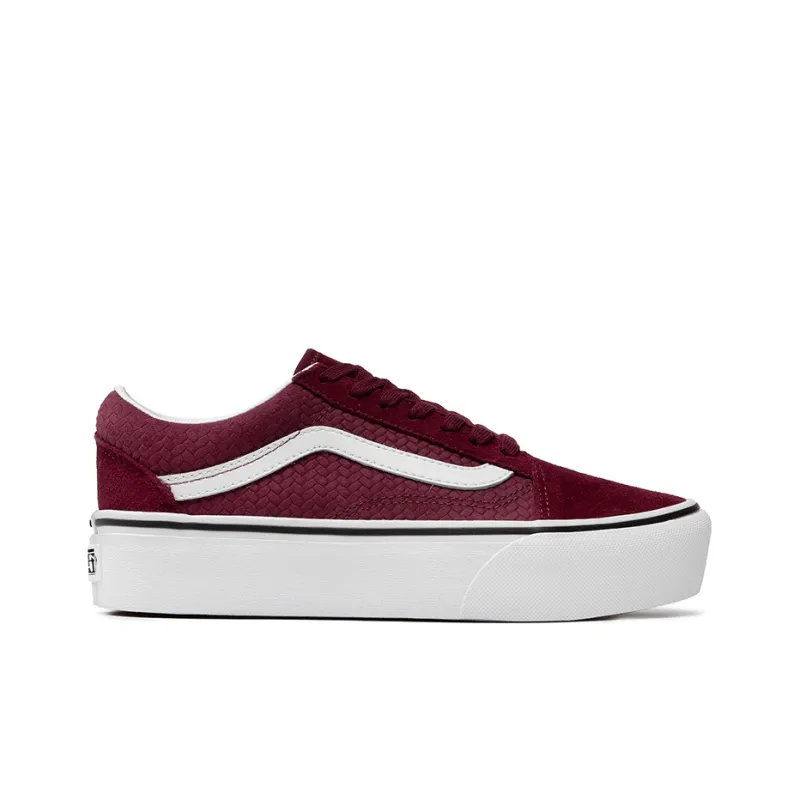Old Skool Vans Platform 'Suede Emboss Port Royal' Women's-1