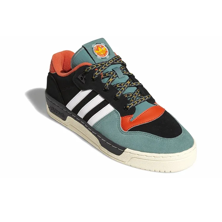 Adidas Originals Rivalry Low 'Green Orange Black'-2