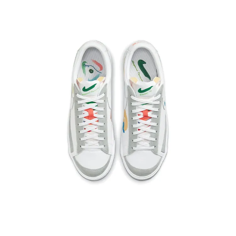 Nike Blazer Low 77 Flyleather Mayumi Yamase White-3