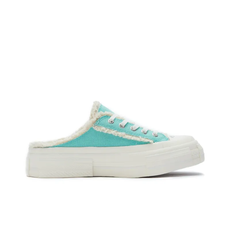 VESSEL G.O.P. Slip On Blue Anti Slip And Wear Resistant Lightweight Low Top Skateboard Shoes Unisex Blue Pink-1