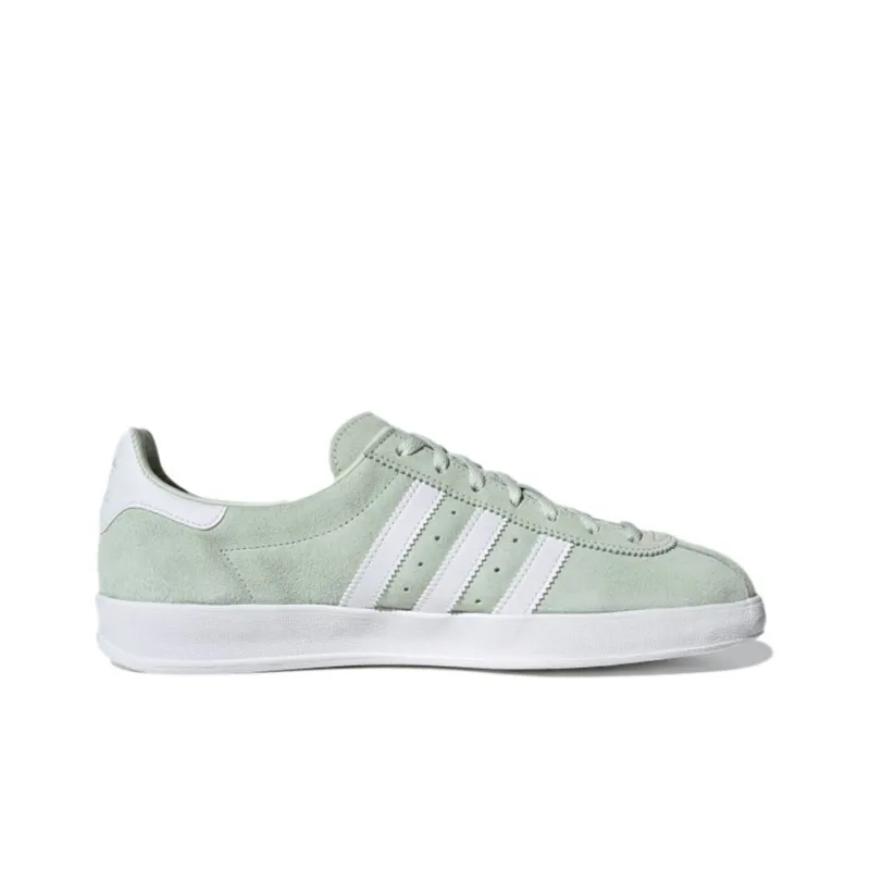 Adidas Originals Broomfield Durable Breathable Lightweight Low Top Skateboard Shoes Men's White Green-1
