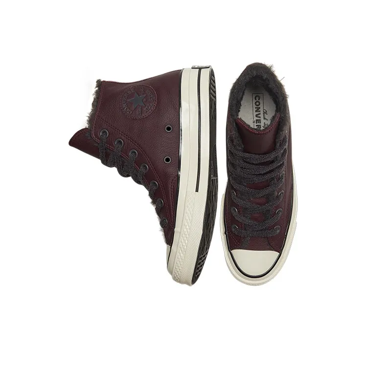 Converse Women's Chuck 70 High 'Cozy Club Black Currant' Women's-4