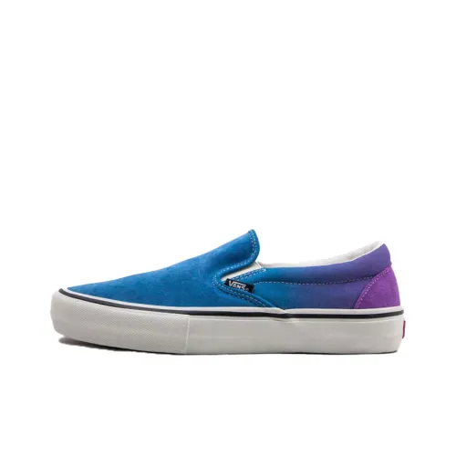 Vans Slip-on Skateboard Shoes Unisex Low-Top Blue/Purple