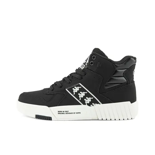 Kappa BANDA Skateboard Shoes Unisex High Top Black