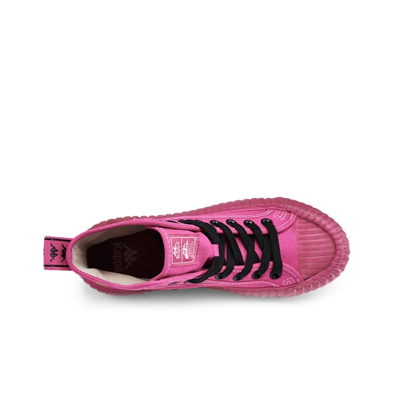 SHINCHAN x Kappa Lightweight And Breathable High-Top Skateboard Shoes Unisex Pink-4