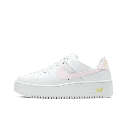 Nike Air Force 1 Skateboard Shoes Women's Low-Top White/Pink