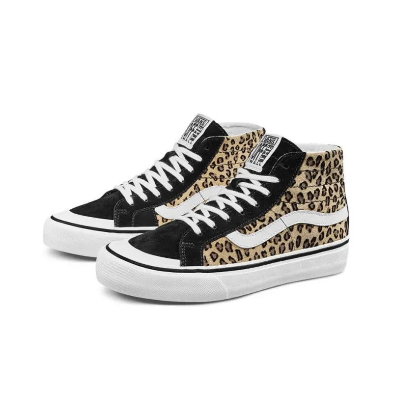 Vans SK8 Hi 138 Decon Sf 'Black White Leopard' Women's-2