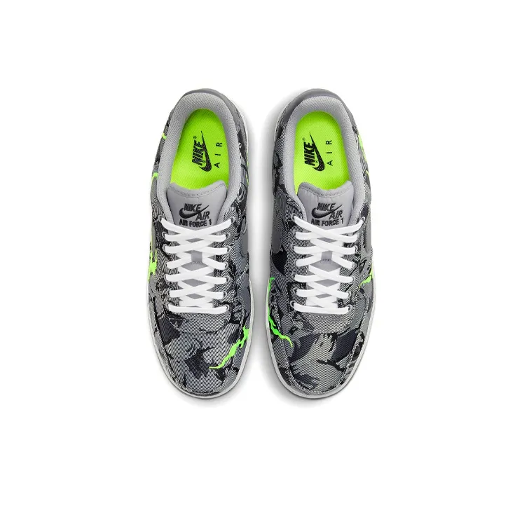 Nike Air Force 1 Low '07 Lx Light Smoke Grey Camo Embroidery-3